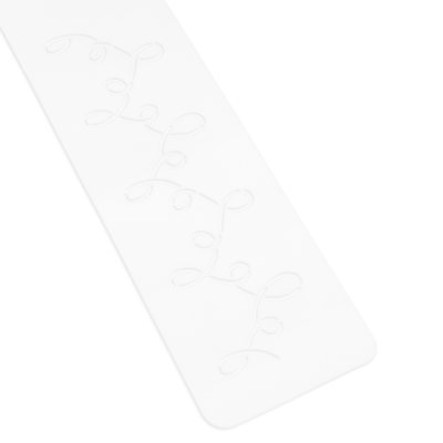 Curly Q Border Stencil