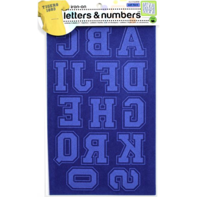 Collegiate Iron-On Letters