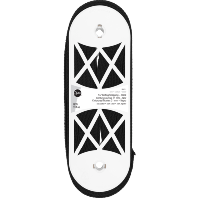 1-1/4" Cotton Belting/Strapping, Black