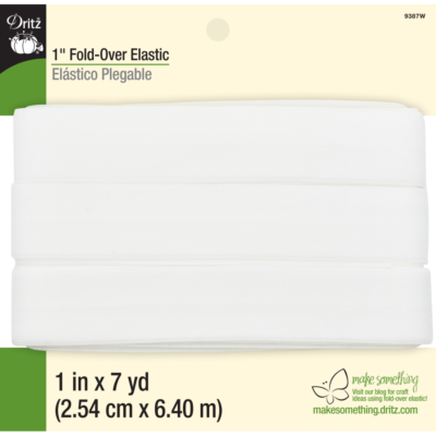 1" Fold-Over Elastic