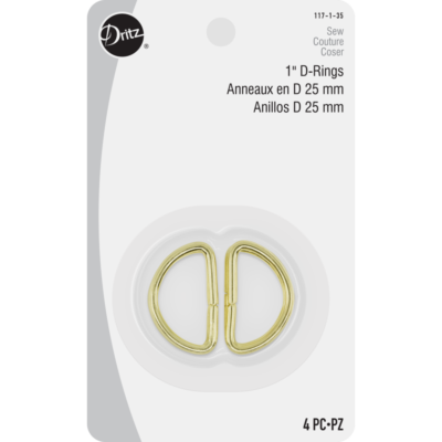 1" D Rings