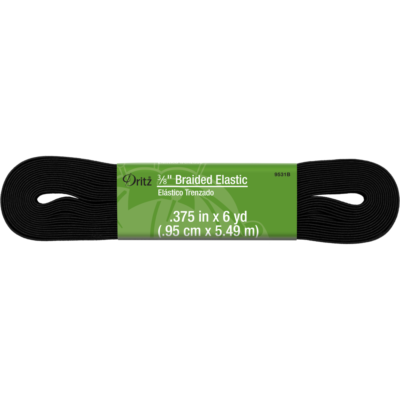 3/8" Braided Elastic