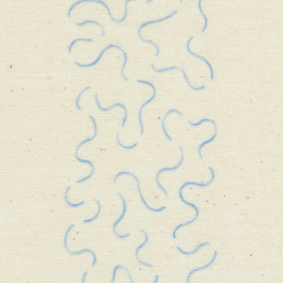 4" Stipple Border Stencil