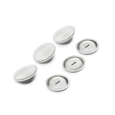 7/8" Half Ball Cover Buttons