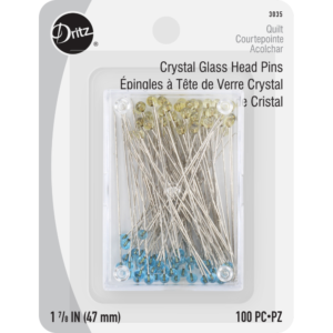 1-7/8" Crystal Glass Head Pins