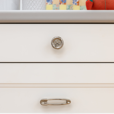 Brass Safety Pin Pull, Nickel