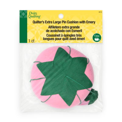 Extra-Large Tomato Pin Cushion with Strawberry Emery