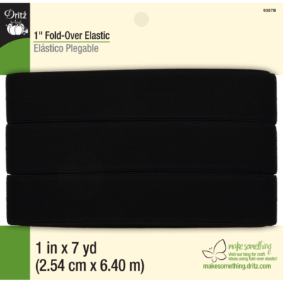1" Fold-Over Elastic