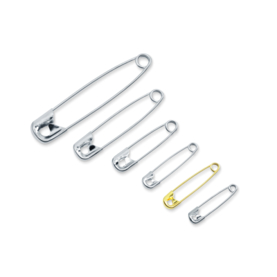 Assorted Safety Pins & Storage Box