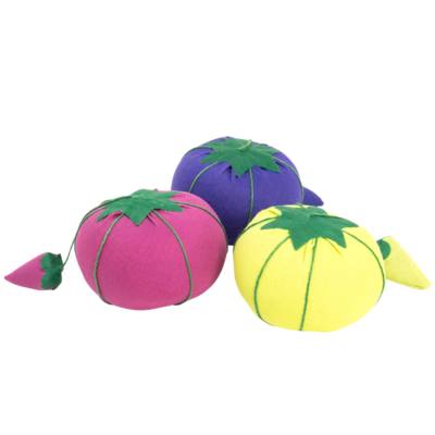 Tomato Pin Cushion with Emery