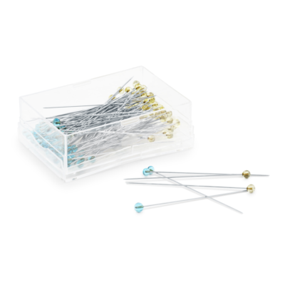 1-7/8" Crystal Glass Head Pins