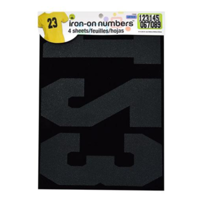Flock Athletic Iron-on Letters