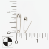 Assorted Nickel-Plated Brass Safety Pins